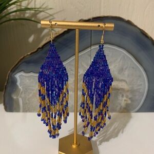 Hand made Native American/ boho style Beaded Earrings